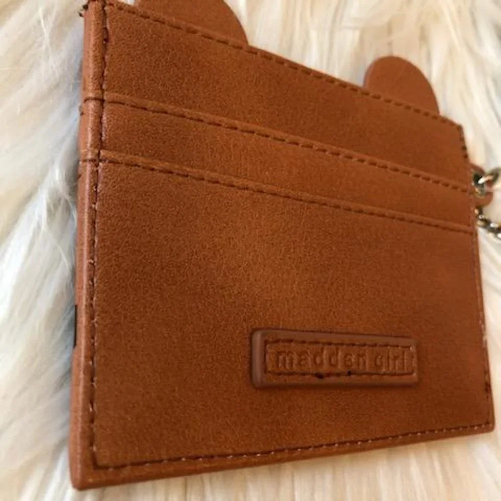 Madden Girl Leopard Card Case